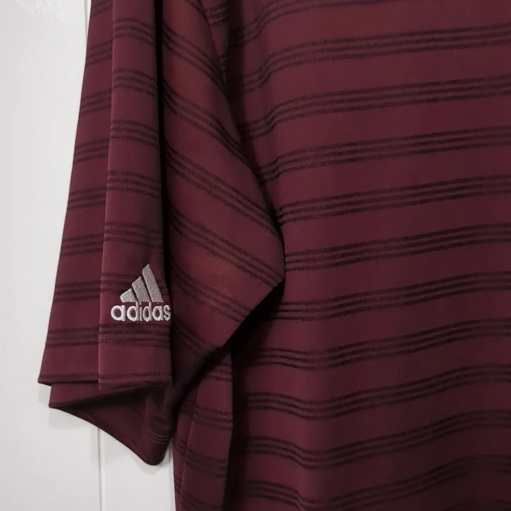 ❤️5/$25  EUC Adidas Climalite Aggies Polo Shirt
